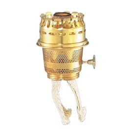 B&P Lamp® Brass Model 23 Aladdin Brand Burner for Heelless Chimney