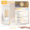 G9 LED Bulb Dimmable, 2700K Warm White, T4 Chandelier Light