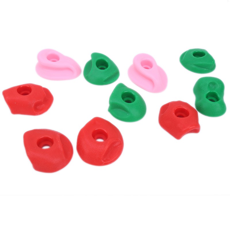 10pcs Climbing Holds MultiColored Large Rock Climbing Holds Outdoor Large