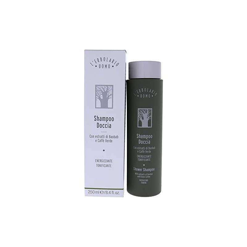 LErbolario Uomo Shower Shampoo For Unisex 8.4 oz Shampoo
