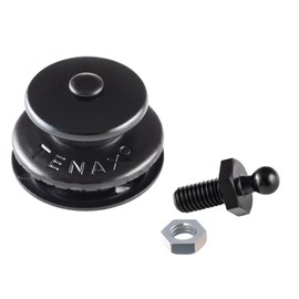 New Marine Tenax Knob Black 1 Top + 1 Base Threaded Screw M5 x 10 mm