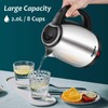 TOPWIT Electric Kettle, 2.0L Hot Water Kettle Electric, BPA-Free Stainless