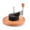 ShinianYa Girolle Cheese Curler Beech Wood-Stainless Steel - Best for