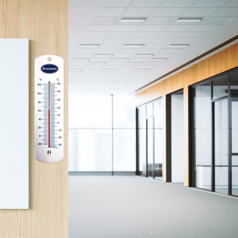 Large 240mm Wall Thermometer Garden Greenhouse Home Office Room Use
