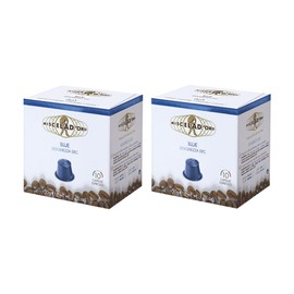 Miscela d'Oro Blue Nespresso Compatible Capsules, 2 Boxes (10 Count Each)