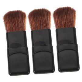Gatuida 5pcs Mini Makeup Brush Set Soft Fiber Travel Foundation Brush Fluffy Blush Applicator for Detailed Eye Makeup Compact Portable Beauty Tool for Go
