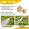 Aimela Brass Atomizing Nozzle,14x1.5mm Universal Interface, Adjustable Mist and Stream