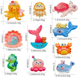 WINFA Cute Push Pins for Corkboard, Thumb Tacks Fish Cute Tacks Pin Turtle Shell Crab Whale Octopus Thumbtack for Home Office Decoration (30 Pcs)