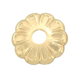 B&P Lamp® Stamped Brass Rosette, 1 1/2" Dia.