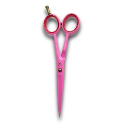 Vida Goods Hair Scissor 6" Professional Hair Cutting Scissors for Salon & Home Use Stainless Steel Barber Shears for Men, Women, Children & Adults (Pink, 6 Inches)