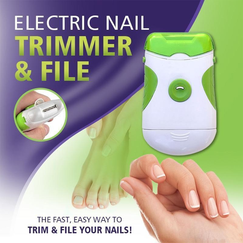 Electric Nail Trimmer and Nail File Electronic Manicure Pedicure Tool