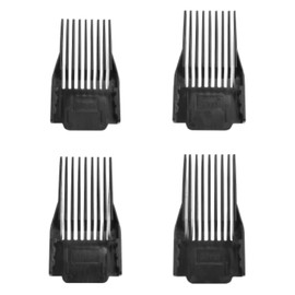Electric Clippers Attachments for Universal 45mm Widths Long (4 Piece Set (28, 31, 34, 37mm), Black)