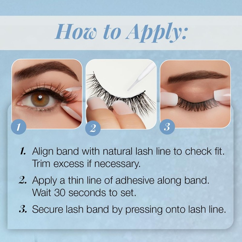 Ardell Light As Air 521 Lashes - Lightweight Natural False