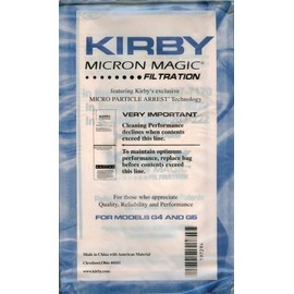 Kirby G4 and G5 Micron Magic Vacuum Bags 3 pk. by Kirby
