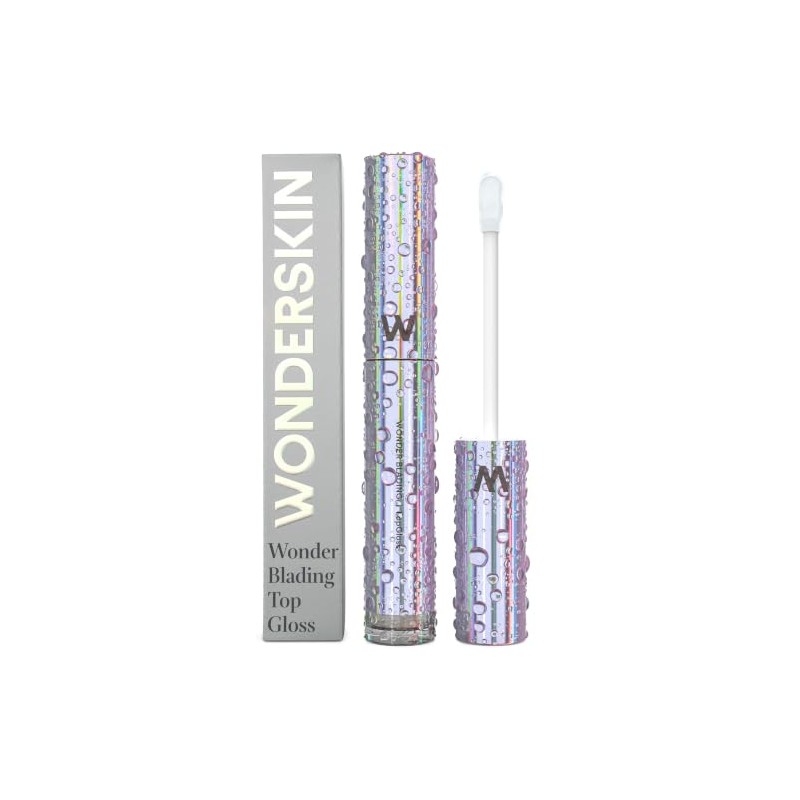Wonderskin Lip Gloss - Clear Shine Top Gloss, Long Lasting