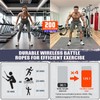 Konbison Battle Ropes for Home Gym Heavy Exercise Training Workout,