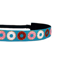 Mavi Bandz Adjustable Non-Slip Fitness Headbands - Donuts