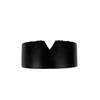 125 x 50 mm Rubber Pad with V-Groove and Waffle