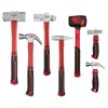 HOUSERAN 7-Pieces Hammer Set, 24 oz Claw Hammer, 12oz Claw