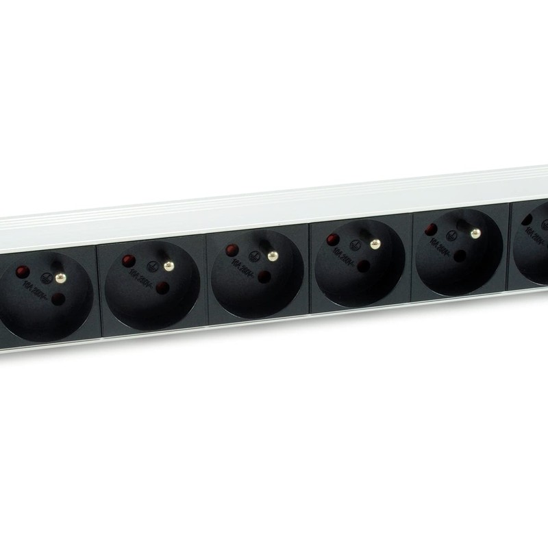 Equip Power Strip 19 Inch (1HE) 8-Way CEE7/7 1.8 m