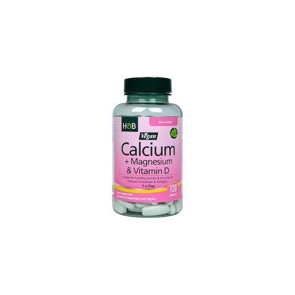 Holland & Barrett Vegan Calcium & Magnesium 120 Tablets