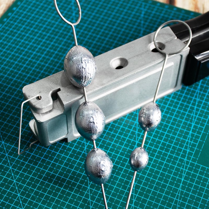 Egg Sinker Mold Fishing Weight Molds with 5 Mold Cavities,1oz,