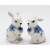 Cosmos Gifts 20907 Blue Print Bunnies Salt and Pepper
