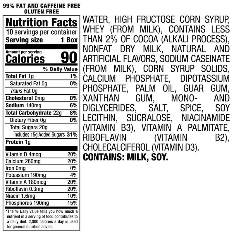 Yoo-hoo Chocolate Flavored Drink, 6.5 fl oz Boxes 40 Pack,