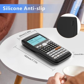 Graphing Calculator,IPepul Scientific Calculators 10 Modes /4 Graphing Functions,Desktop Math Calculator for College Students,School Supplies for Middle High School Teachers Office（Black）