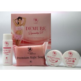 Ms. Tsung Demure Rejuvenating Set with Premium Koji Soap, Toner, Cream, Sunblock Cream, Skin Care Set