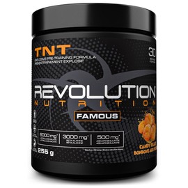 Revolution Nutrition, TNT, Pre-Workout Powder, Pumps & Strength, Extreme Intensity, Hyper Concentrate, Citrulline Malate 2:1, Beta Alanine, Agmatine Sulfate, Caffeine, For Men & Women, 255g, 30 Servings (Candy Peach, 0.56 Pound)