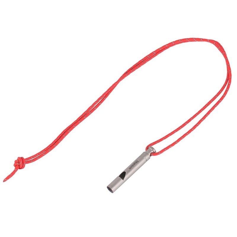 Lixada Titanium Emergency Whistle Ultralight Sports Coach Referee Whistles with