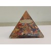 BHHROOM Mixed Chakra Flower of Life Crystal Orgone Pyramid E-Energy