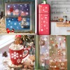 Christmas Snowflake Window Decorations Stickers - 155Pcs Reusable Christmas Window