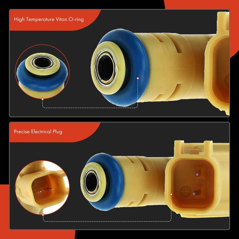 A-Premium Inyectores de combustible compatibles con Ford Ranger 2004-2006 Mazda