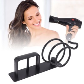 Haofy Soporte para Secador de Pelo, Soporte Duradero Resistente Al Calor, Diseño en Espiral Montado en la Pared para Organizador de Baño