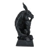 Gothic Sabbatic Goat Winged Baphomet Gargoyle Crouching On Pedestal Figurine