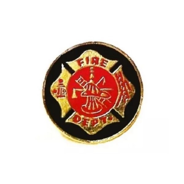 Cross 10 LOT Maltese Cross Lapel Pin Ladder Hydrant Fire