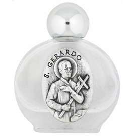 Venerare Small Glass Holy Water Bottle (Saint Gerard)
