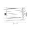 Stainless Steel Roaster Electric Oven Barbecue Skewers Needle Cage Set