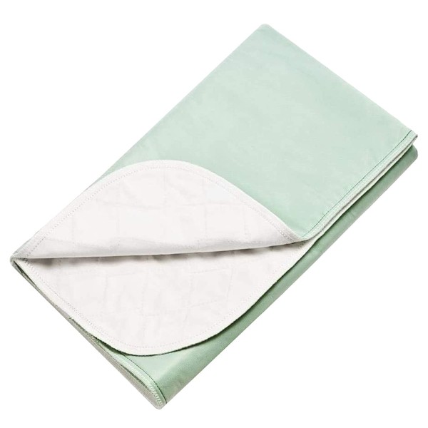Platinum Care Pads Reusable Bed Underpad - Waterproof & Washable Bed Pad - Absorbent Mattress Protector Pad - Incontinence Bed Pads - Bed Protector Pads (Green, 54"x34")