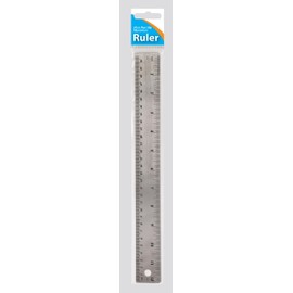 Stainless Steel Ruler, 12 Inch/30 cm, Metal Measuring Kit