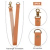 GORGECRAFT 2 Pack Leather Curtain Tiebacks European Style Custom Made