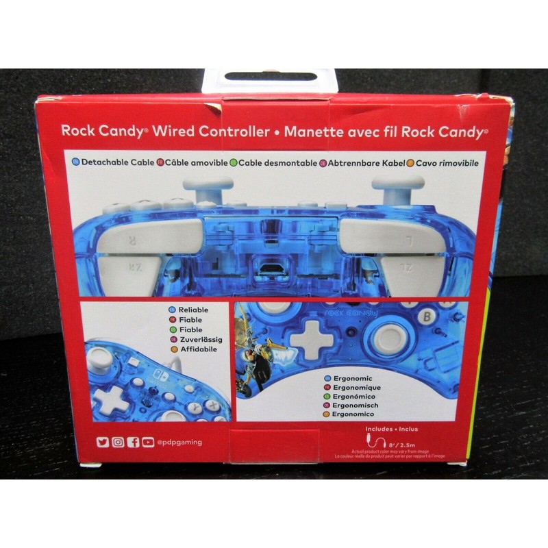 PDP Rock Candy Wired Gaming Switch Pro Controller - Zelda