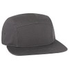 Ashen Fane 5 Panel Superior Cotton Twill Square Flat Visor