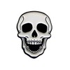 GBJUK Glow in the Dark Skull Pin Badge with Back