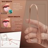 Copper Tongue Scraper Cleaner for Adult, 100% Pure Copper by