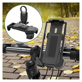 BEIYAO Bases de Celular para Automóvil Soportista De Teléfonos Móviles para Motocicleta De Bicicleta Manillar De Bicicleta Universal                  
