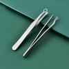 1 Set Round Nose Hair Clip Nose Tweezers Reusable Nasal