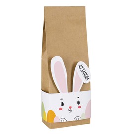 Herz & Heim® Fruit Tea Berry Dance with Rabbit Bandole with Your Choice of Name for Easter